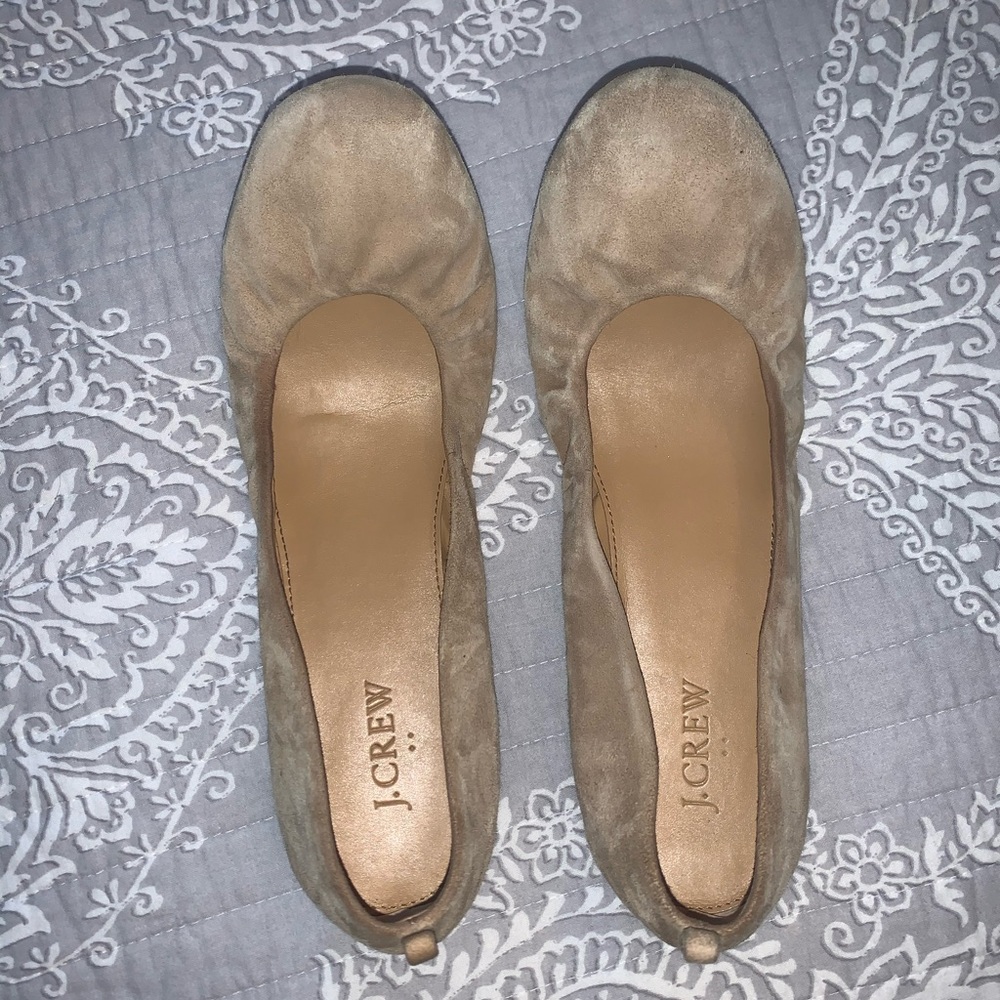 J Crew Suede Flats